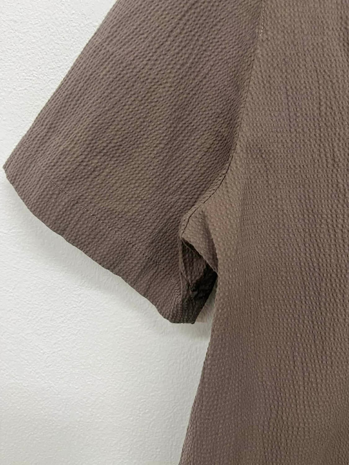 [100] 시스템 한섬 24ss 신형 시어서커 반팔 셔츠 상품이미지8