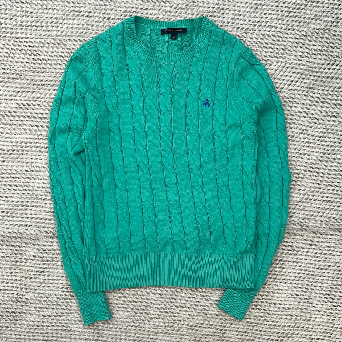 브룩스브라더스 라운드넥 꽈배기 니트 r2803 상품이미지1