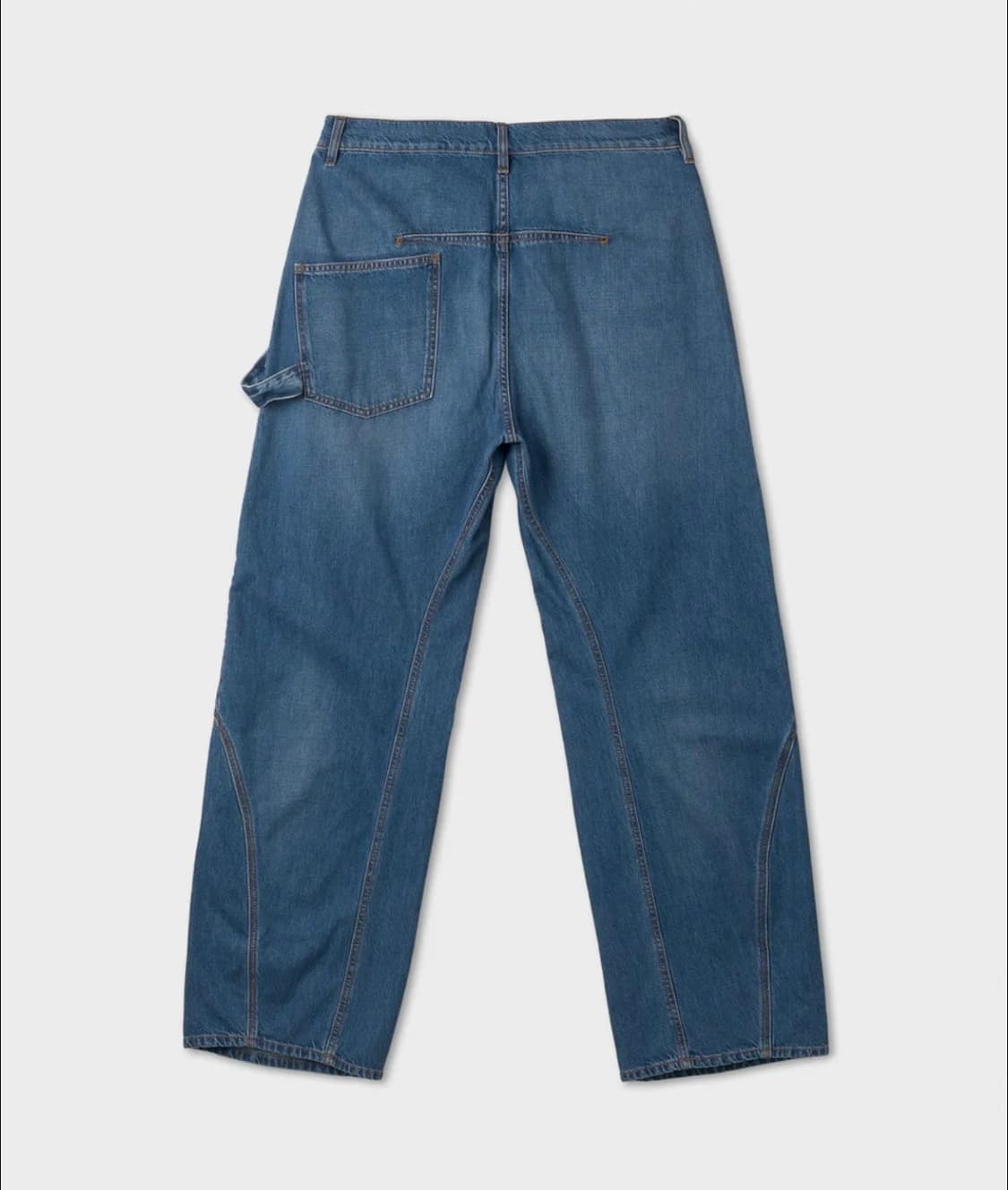 트위스트 워크웨어 데님 팬츠 - 라이트 블루(32) 상품이미지2