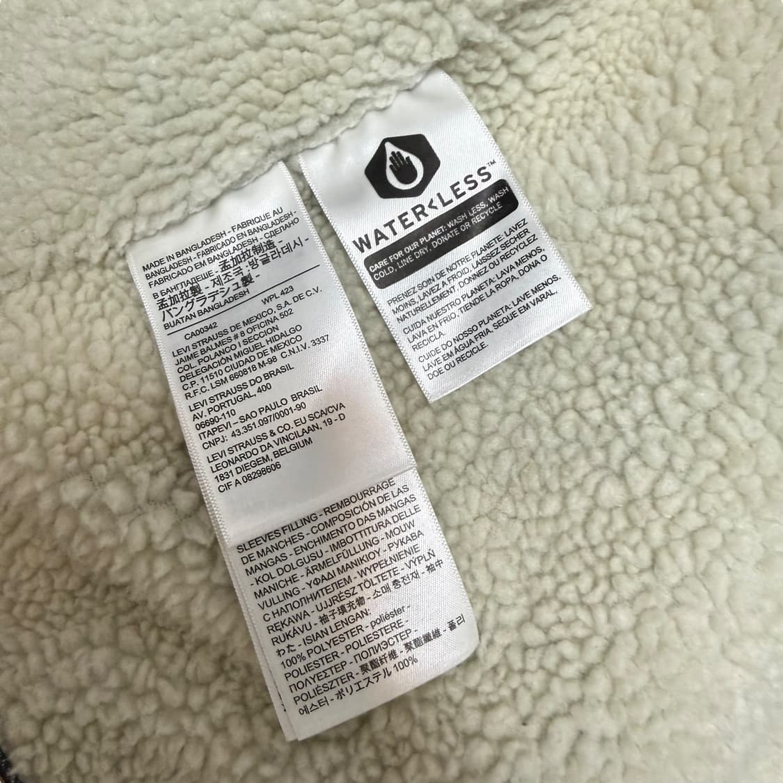 리바이스 진청 데님 쉐르파 자켓 상품이미지8