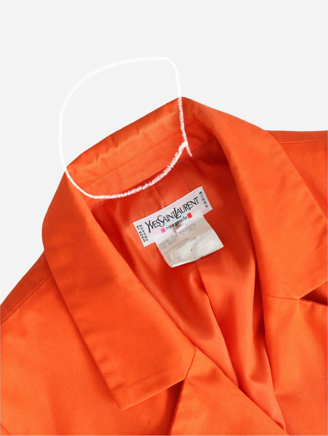 Yves Saint Laurent Orange Cotton Blazer  상품이미지7