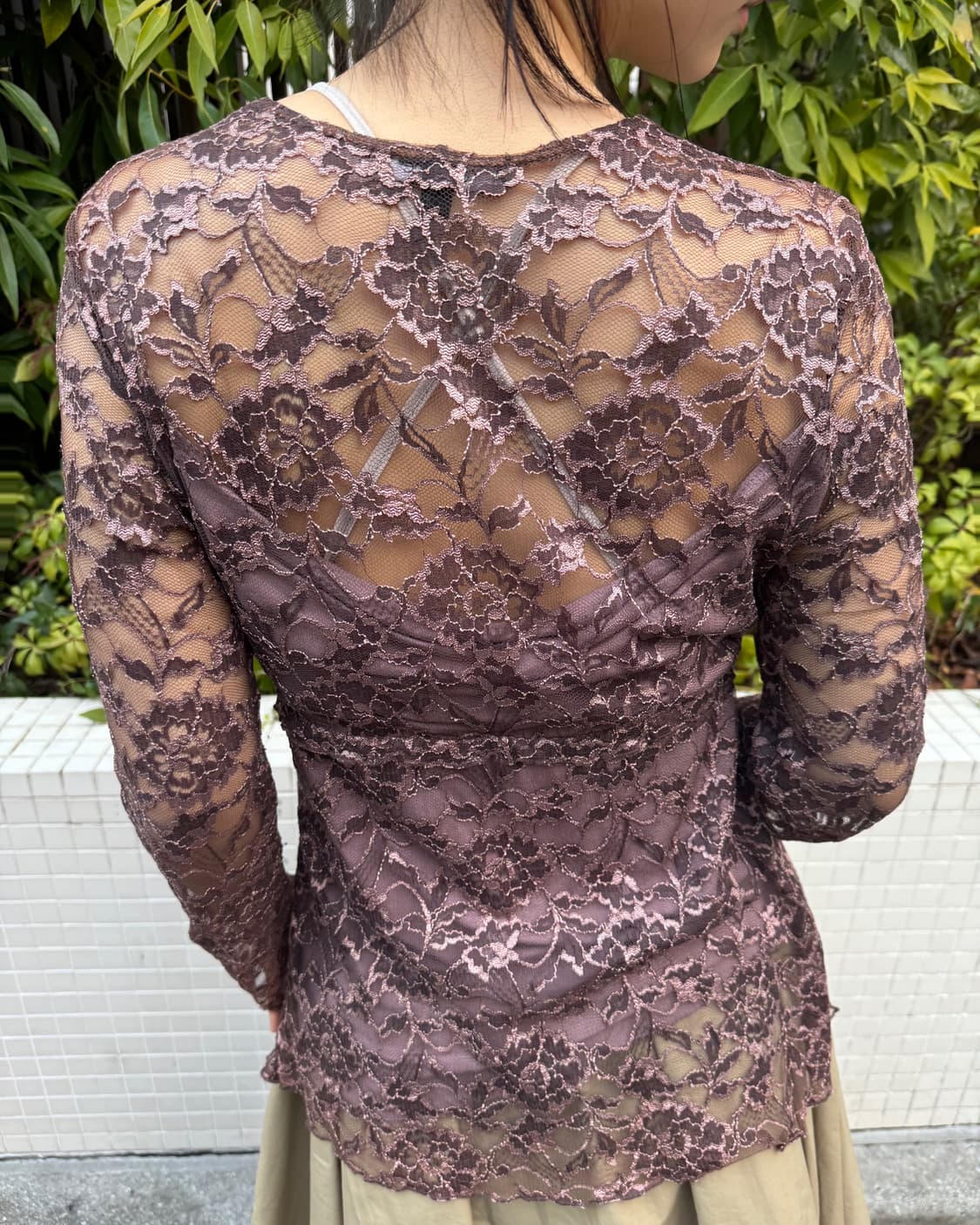 vintage lace pattern top 상품이미지1