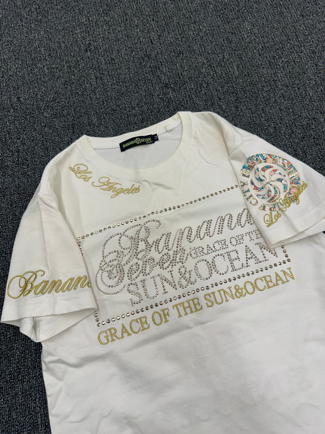 M) BANANA SEVEN 재패니즈 빈티지 반팔티셔츠 상품이미지4