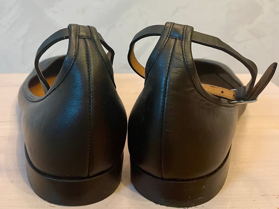 지방시 Givenchy투톤 캡토 앵클 스트랩 플랫슈즈 (235mm) 상품이미지4