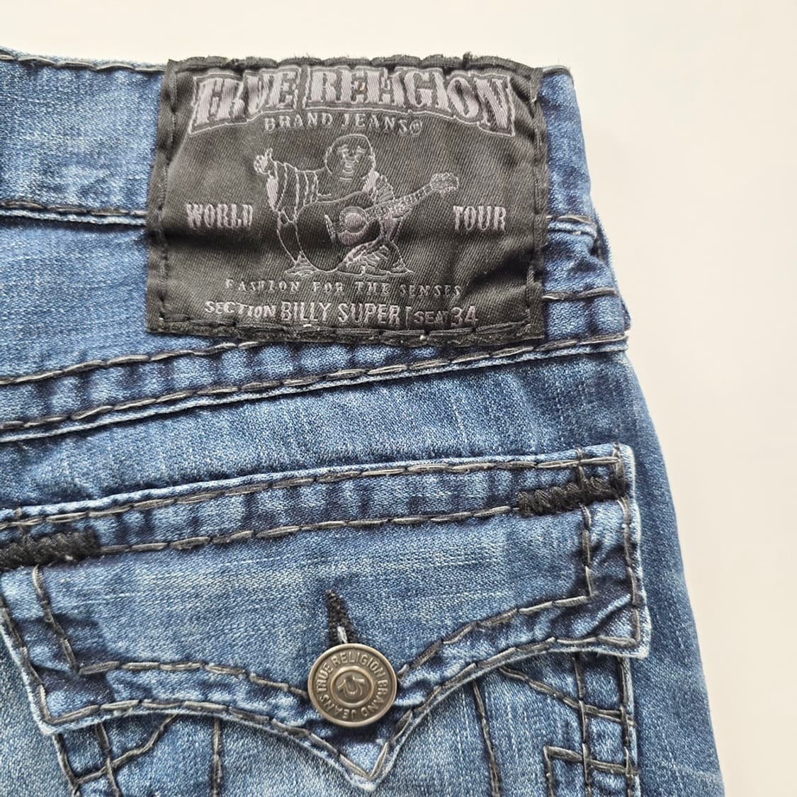 트루릴리전 청바지 빌리 일자 데님 사이즈31 R5308 상품이미지3