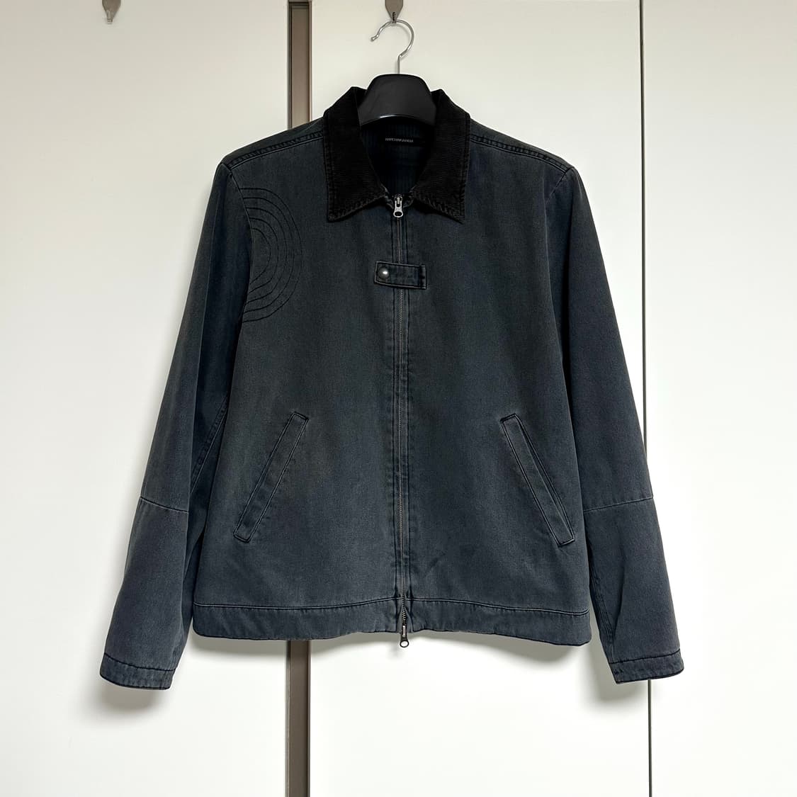해칭룸 데님 워크 자켓 다이드 블루 그레이 3사이즈 상품이미지8