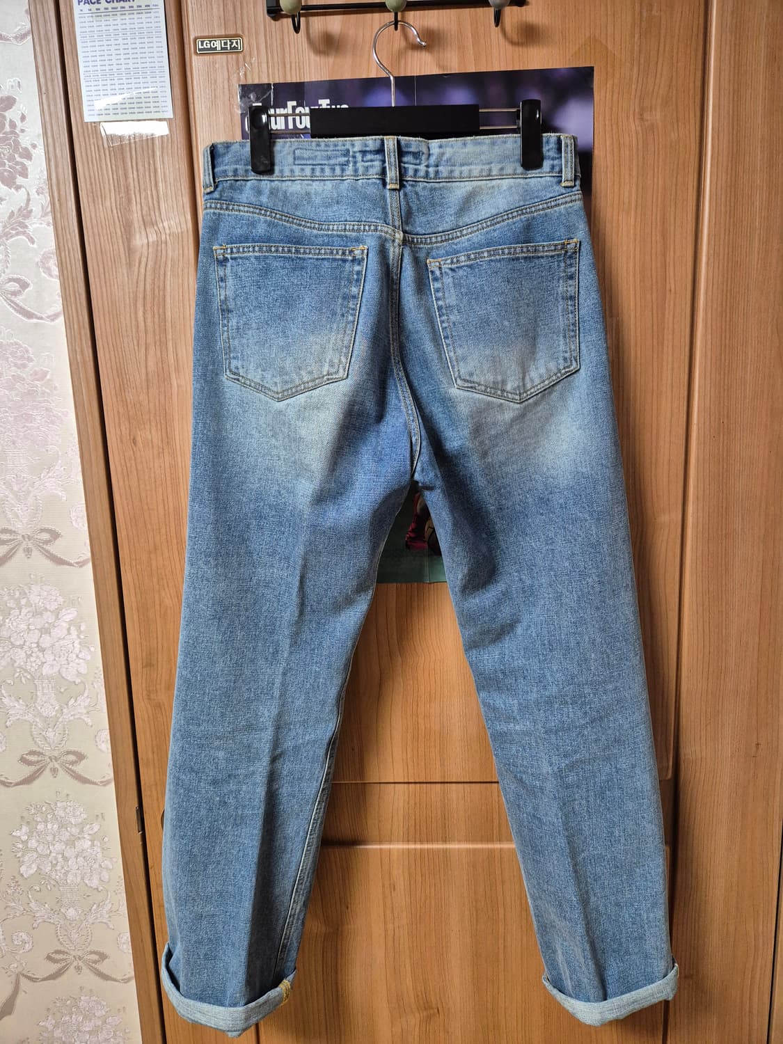 프리즘웍스 OG 셀비지 레귤러 L 연청 (30사이즈감) 상품이미지2