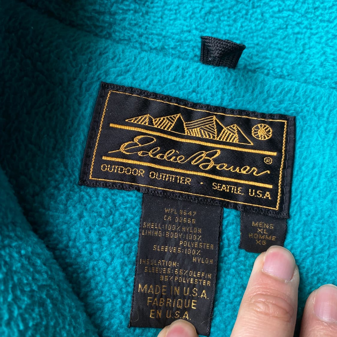 80s purple Eddie Bauer warm-up 상품이미지7