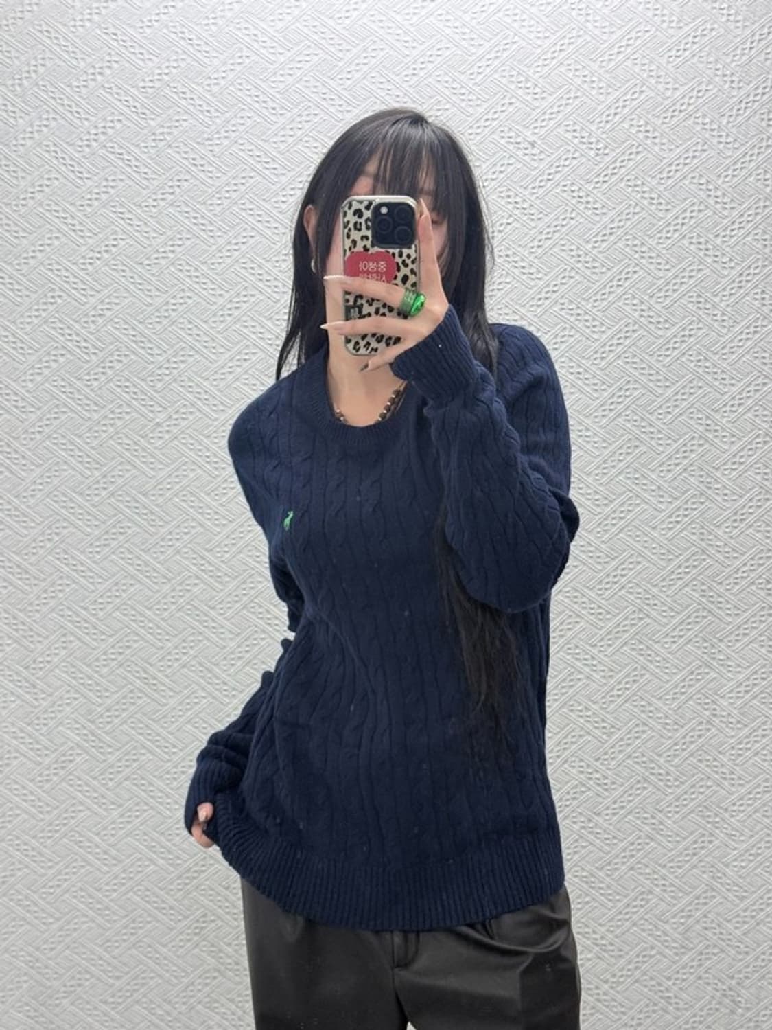 아베크롬비 빈티지 모던 캐주얼 꽈배기 니트 S C08495 상품이미지2