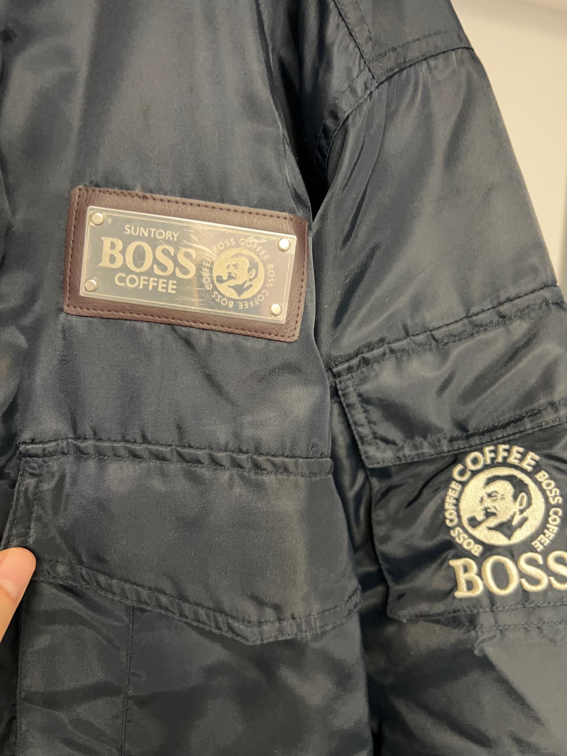 SUNTORY COFFEE BOSS MA-1 항공점퍼 상품이미지4