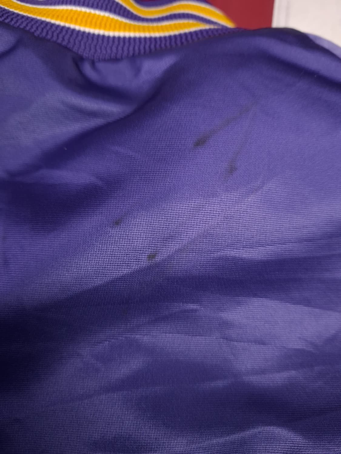 오리지날 90's 미국제조 Chalk Line 미네소타바이킹즈 바시티자켓 상품이미지5