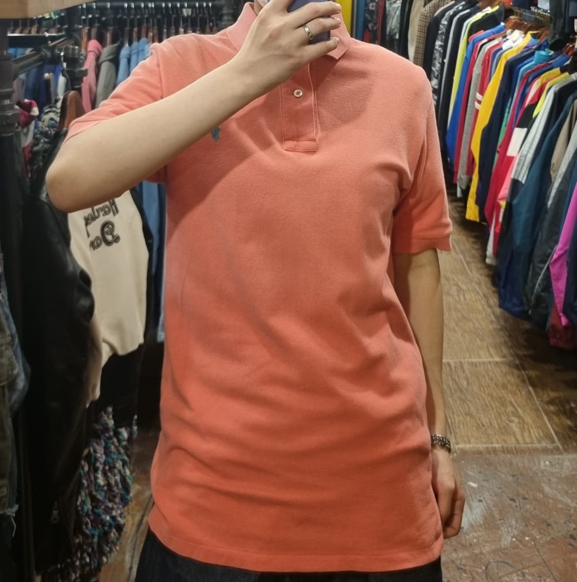 [Hi] 폴로 반팔 카라티 핑크 상품이미지4