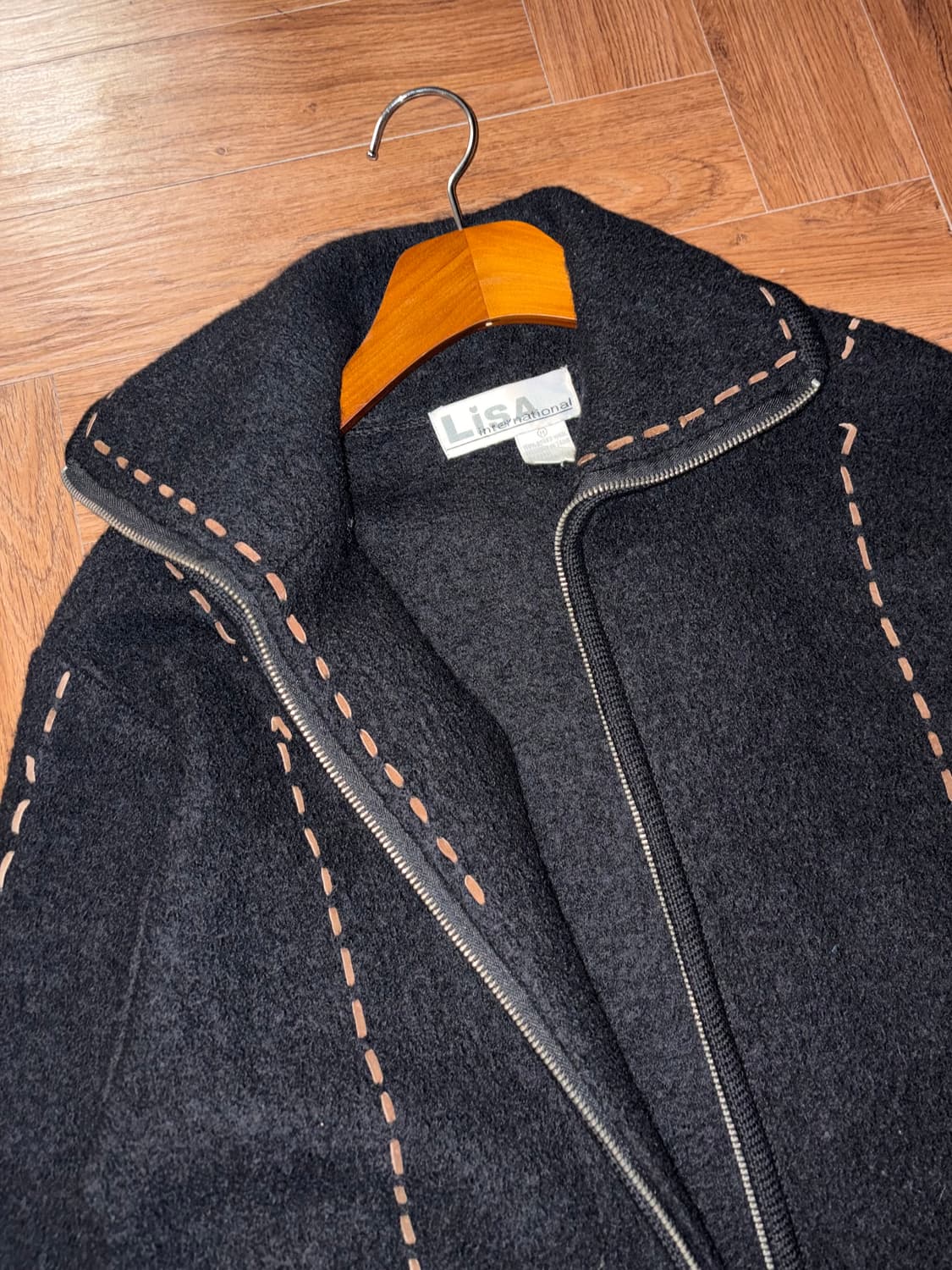 빈티지 스티치 울 자켓 상품이미지7