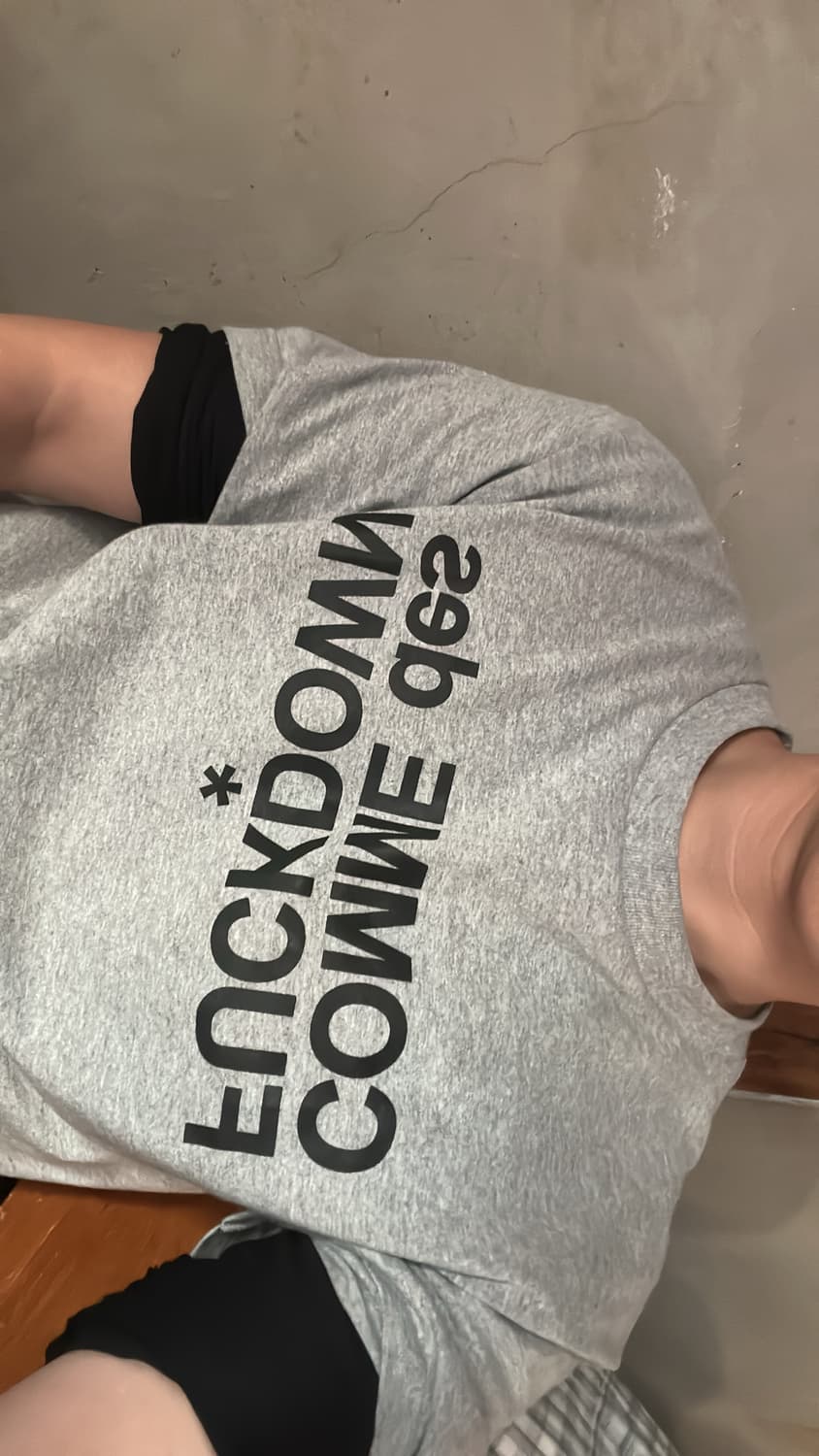 꼼데퍽다운 반팔티 M 상품이미지2