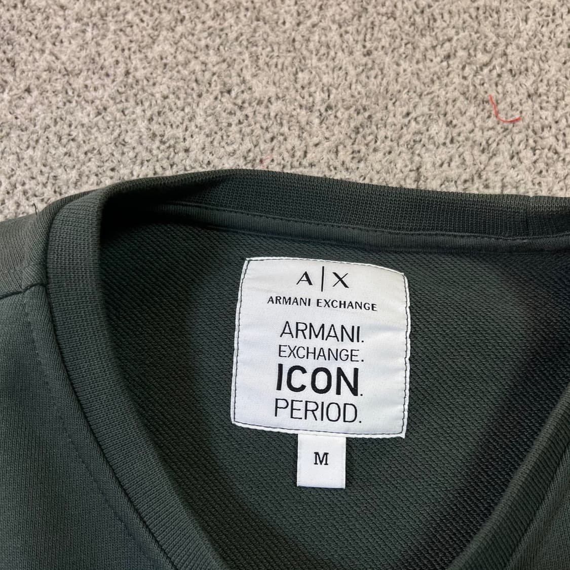 아르마니 익스체인지 빅로고 맨투맨 상품이미지4