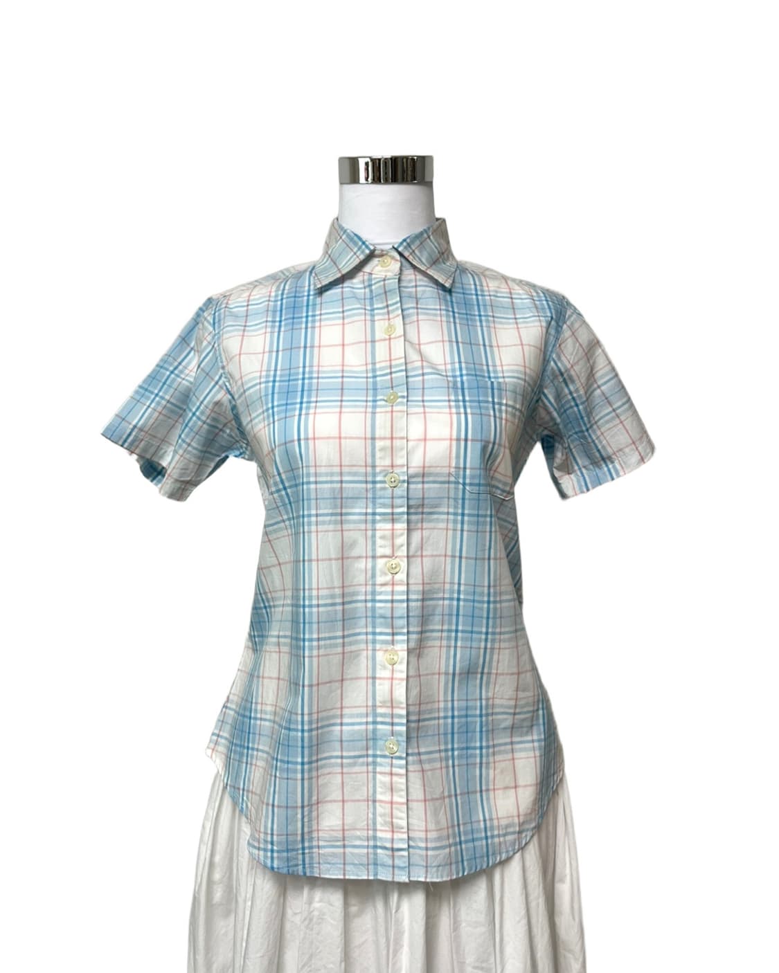 Soda pop blue check shirt 상품이미지5