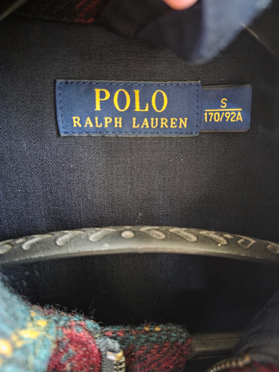 폴로 타탄체크 알파카 헌팅자켓 s사이즈 팝니다 상품이미지5