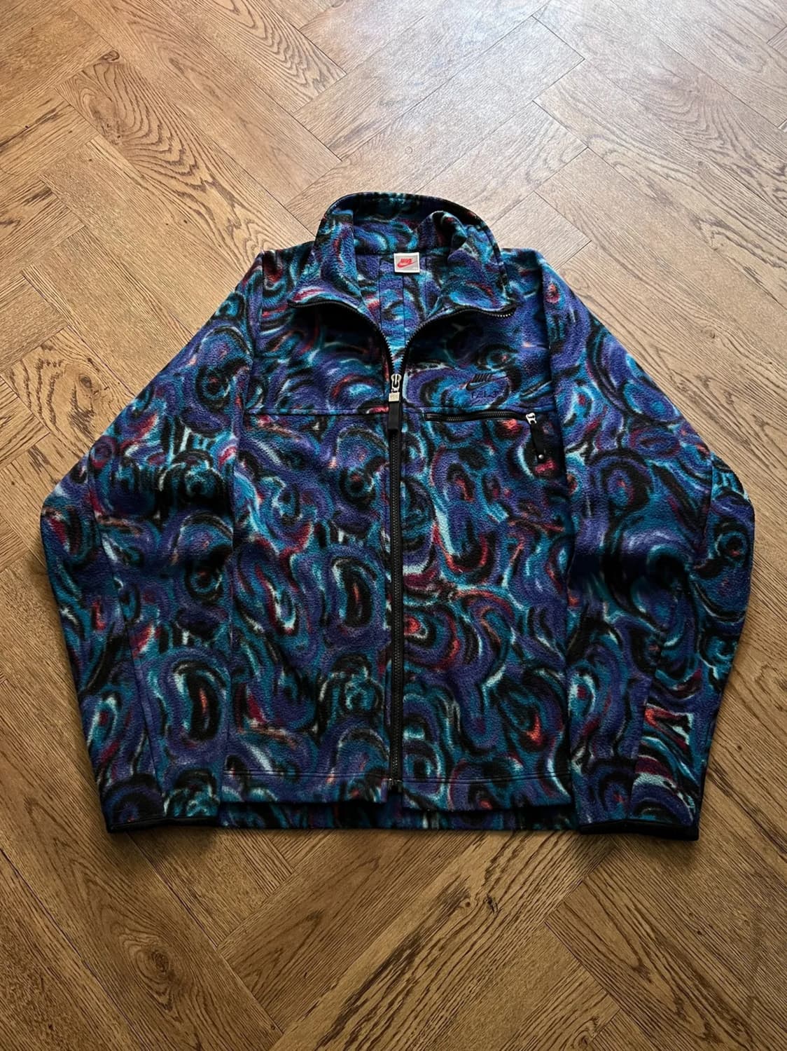 [L]90's 나이키 올드스쿨 집업 플리스 상품이미지1