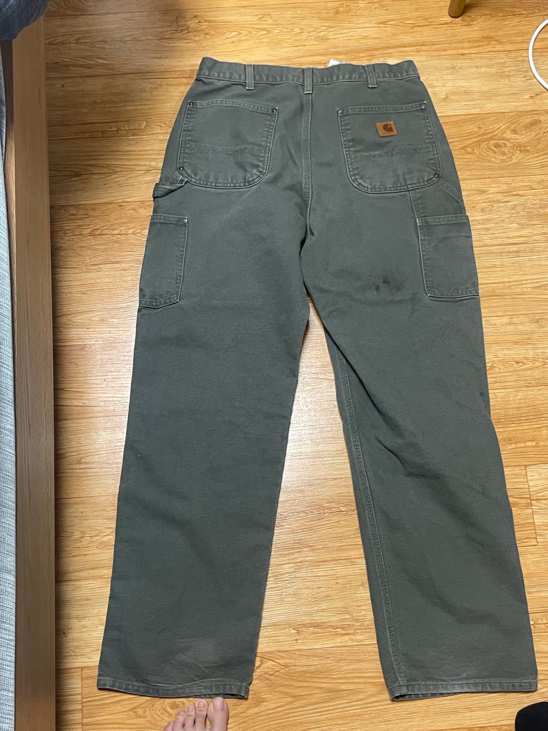 칼하트 더블니 모스그린34x32 상품이미지2