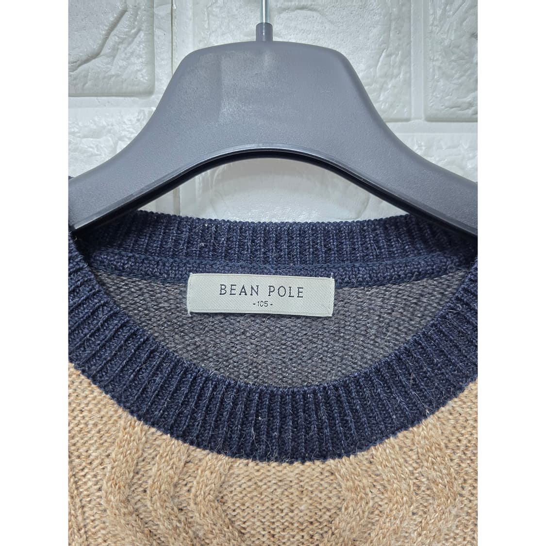 택포// 빈폴 컬러 블록 니트 105 상품이미지2