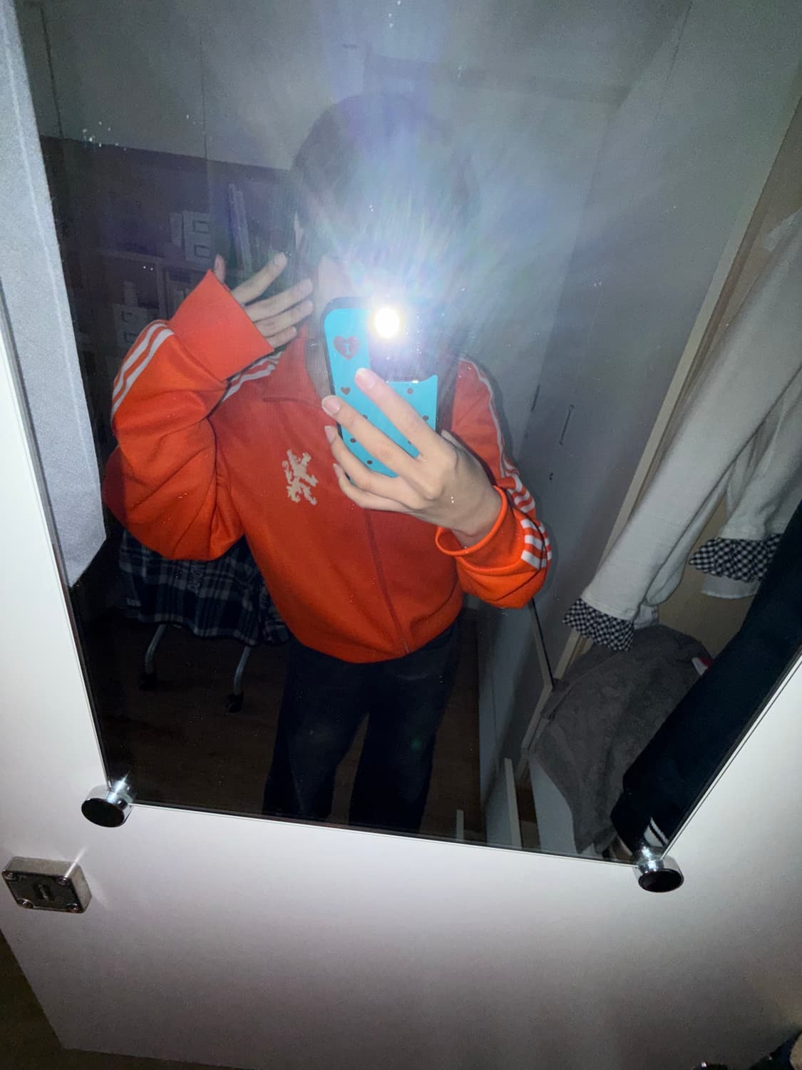 (~27일까지)아디다스 네덜란드 트랙탑 져지 오렌지 빈티지 스포티 상품이미지5