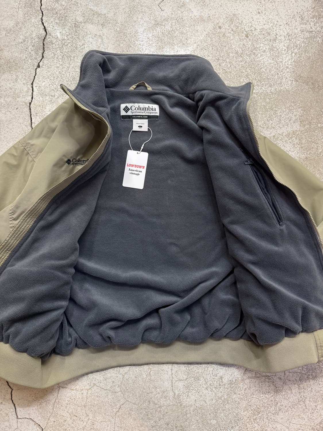 컬럼비아 플리스 라이닝 웜업 자켓 상품이미지5