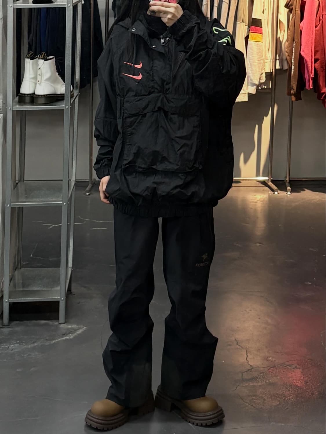 나이키 더블스우시 후디 아노락 바람막이 자켓 A3524 상품이미지1