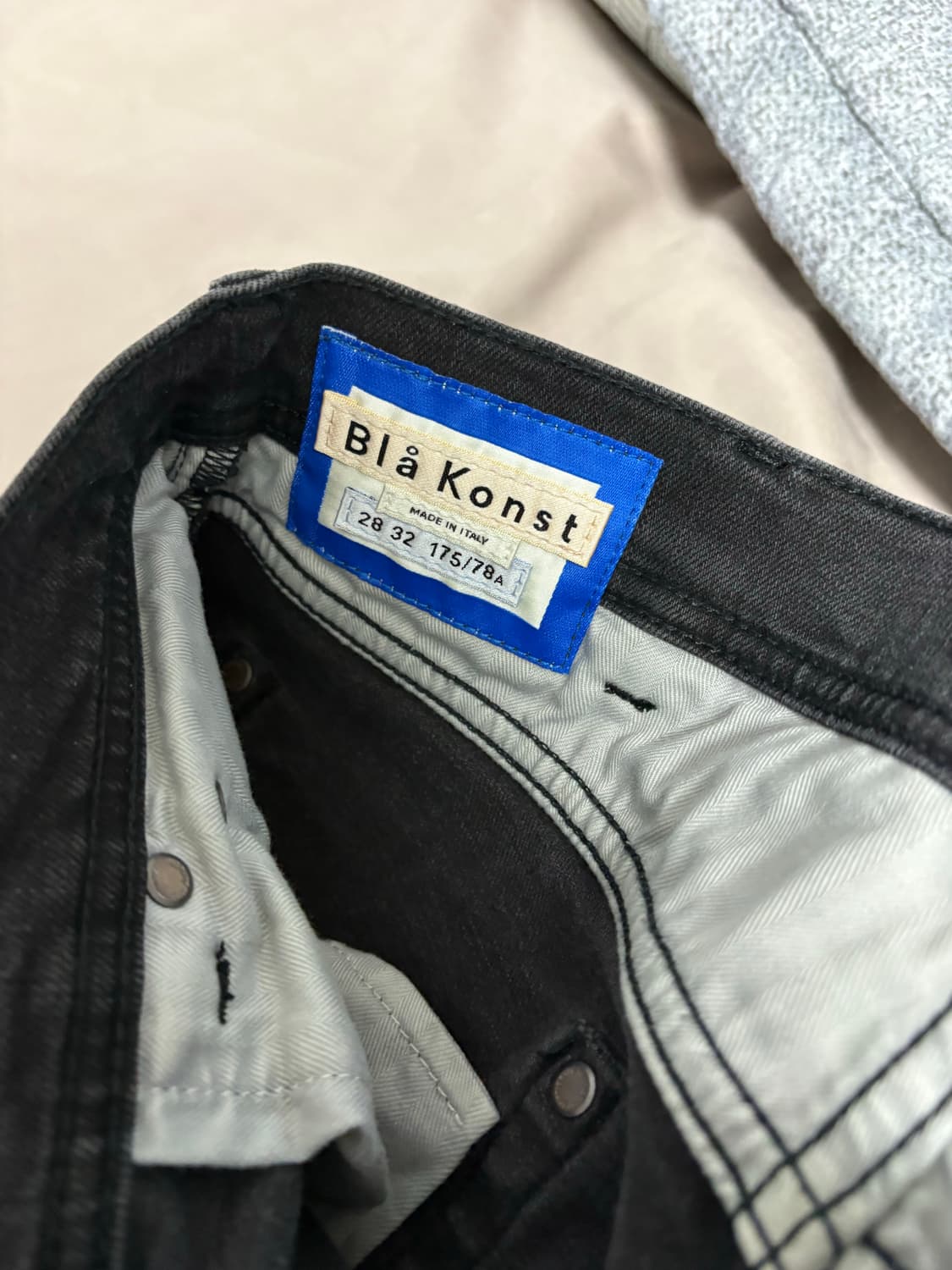 아크네 노스 흑청 청바지 28/32 상품이미지4