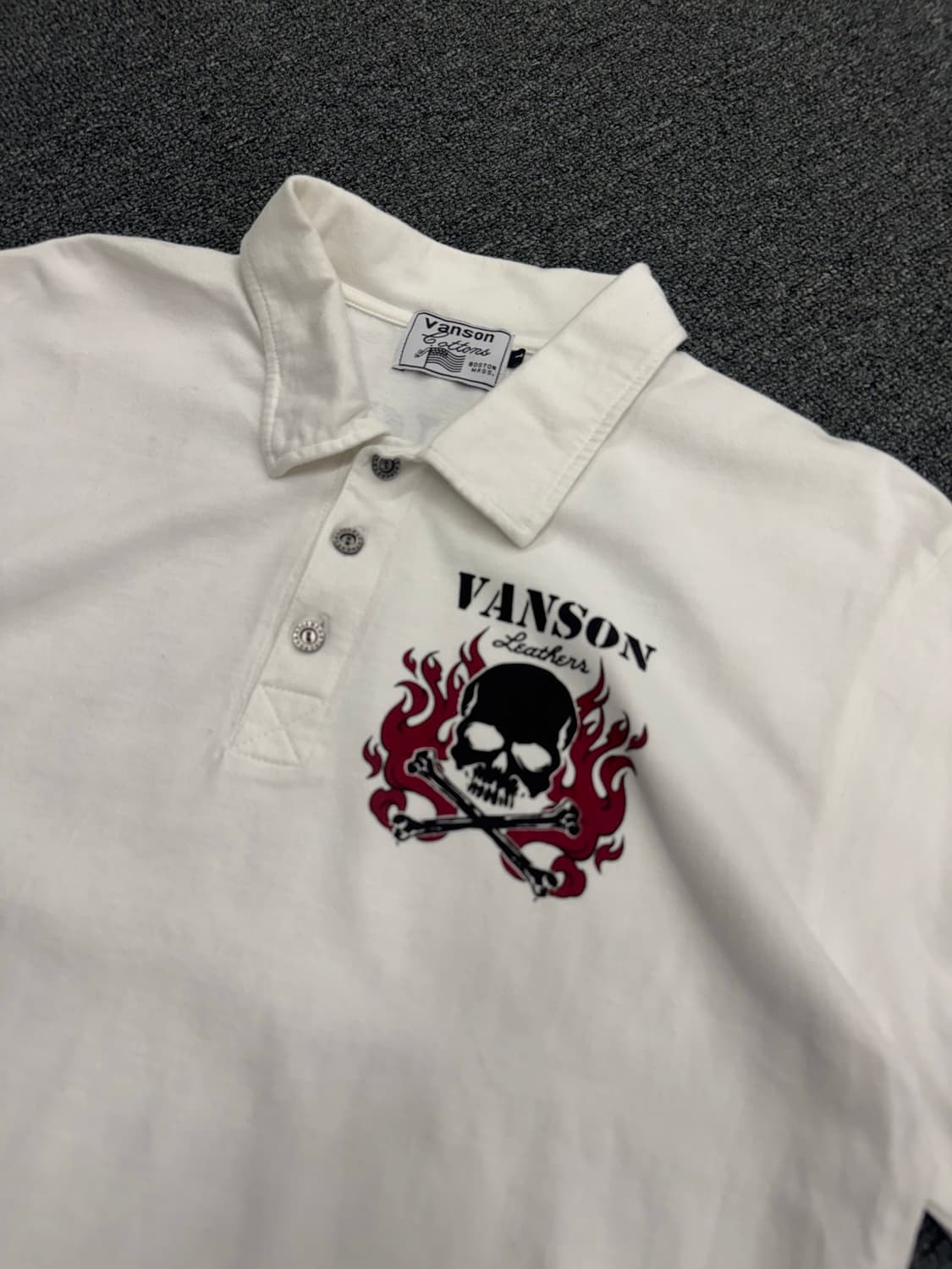 Vanson 카라넥 반팔티 상품이미지2