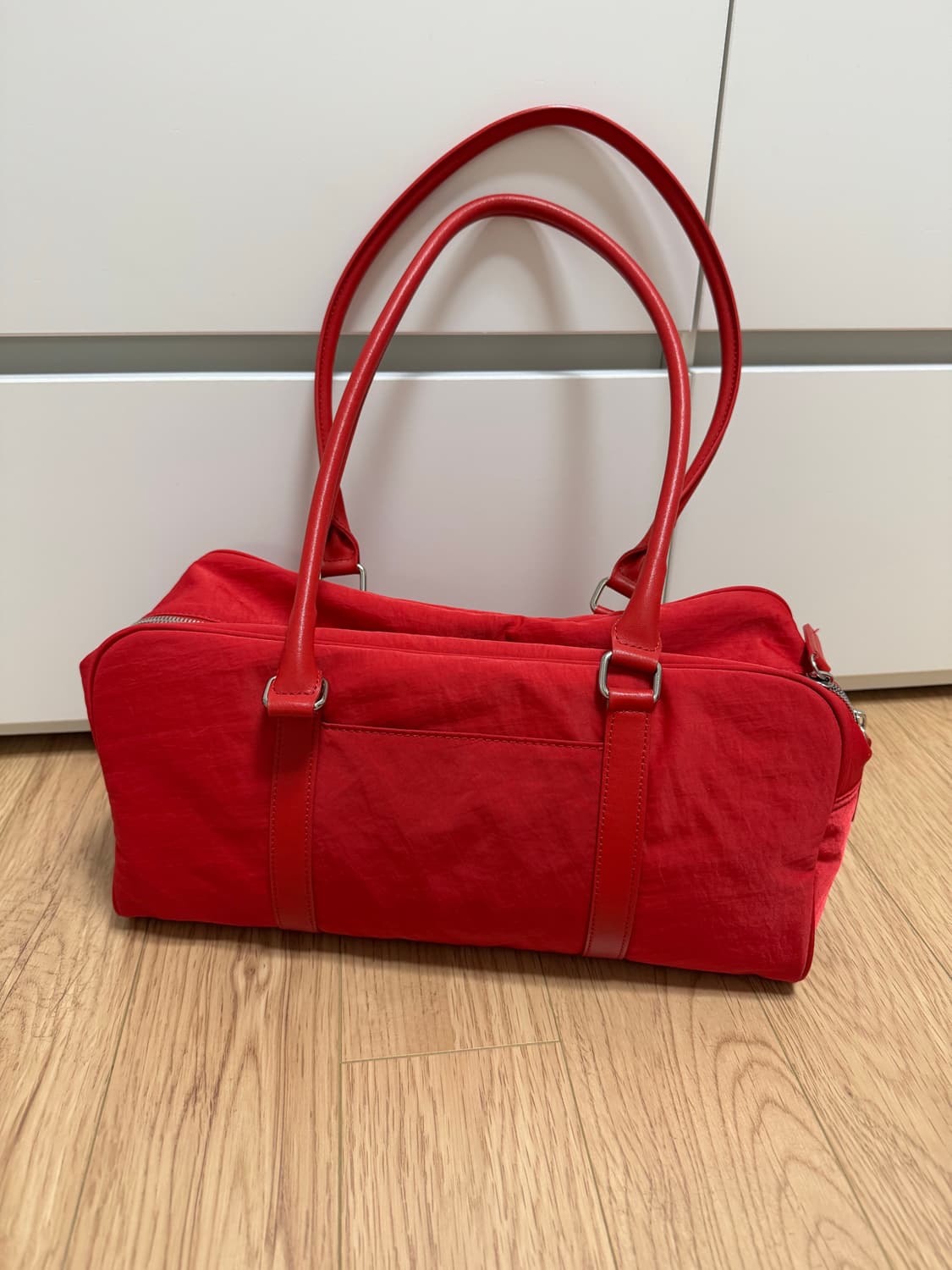 마뗑킴 나일론백 레드 상품이미지2