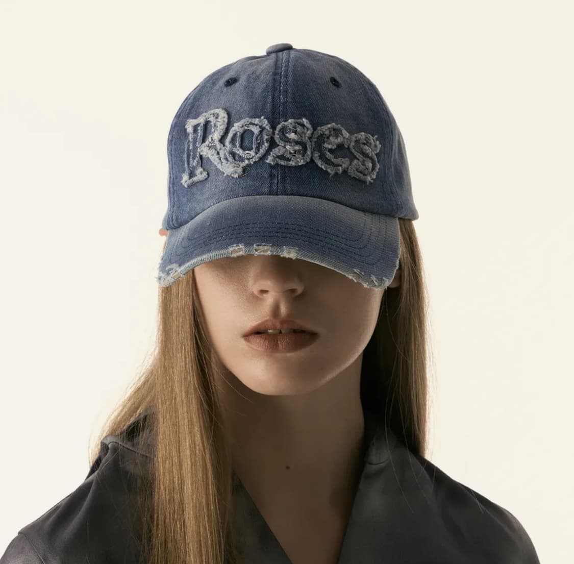 2000 아카이브스 로즈 장미 roses 데님 모자 캡 상품이미지2