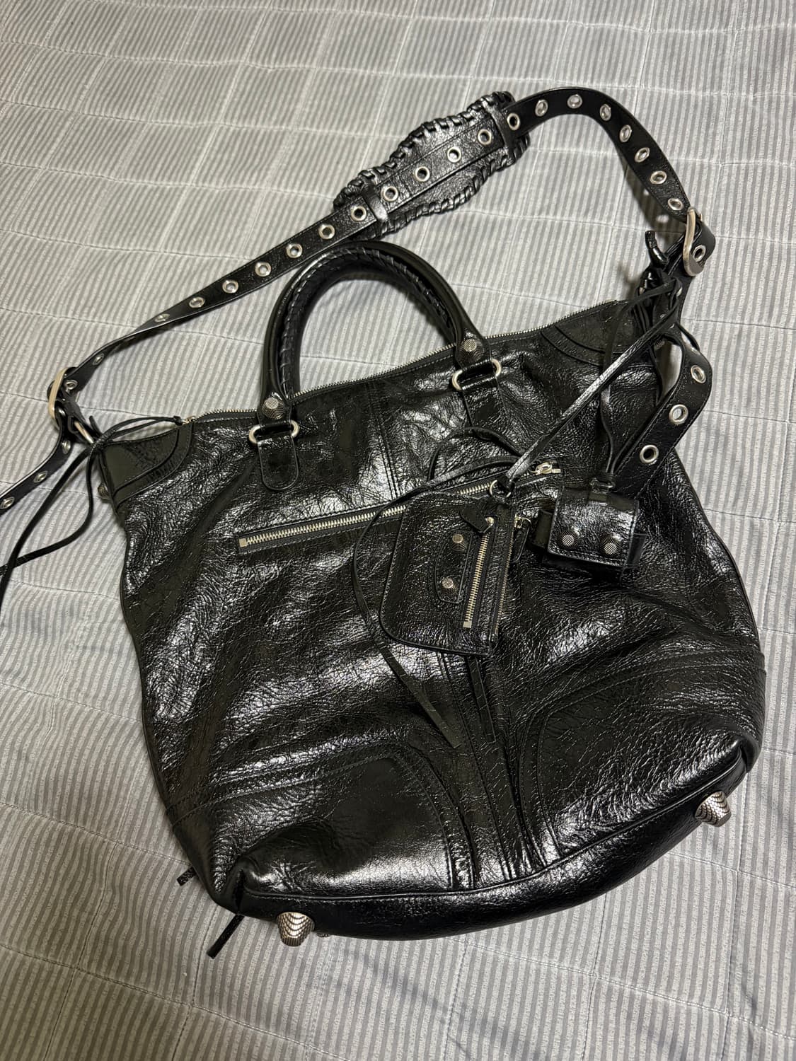 발렌시아가 르카골 레더 미디움 토트백 상품이미지3