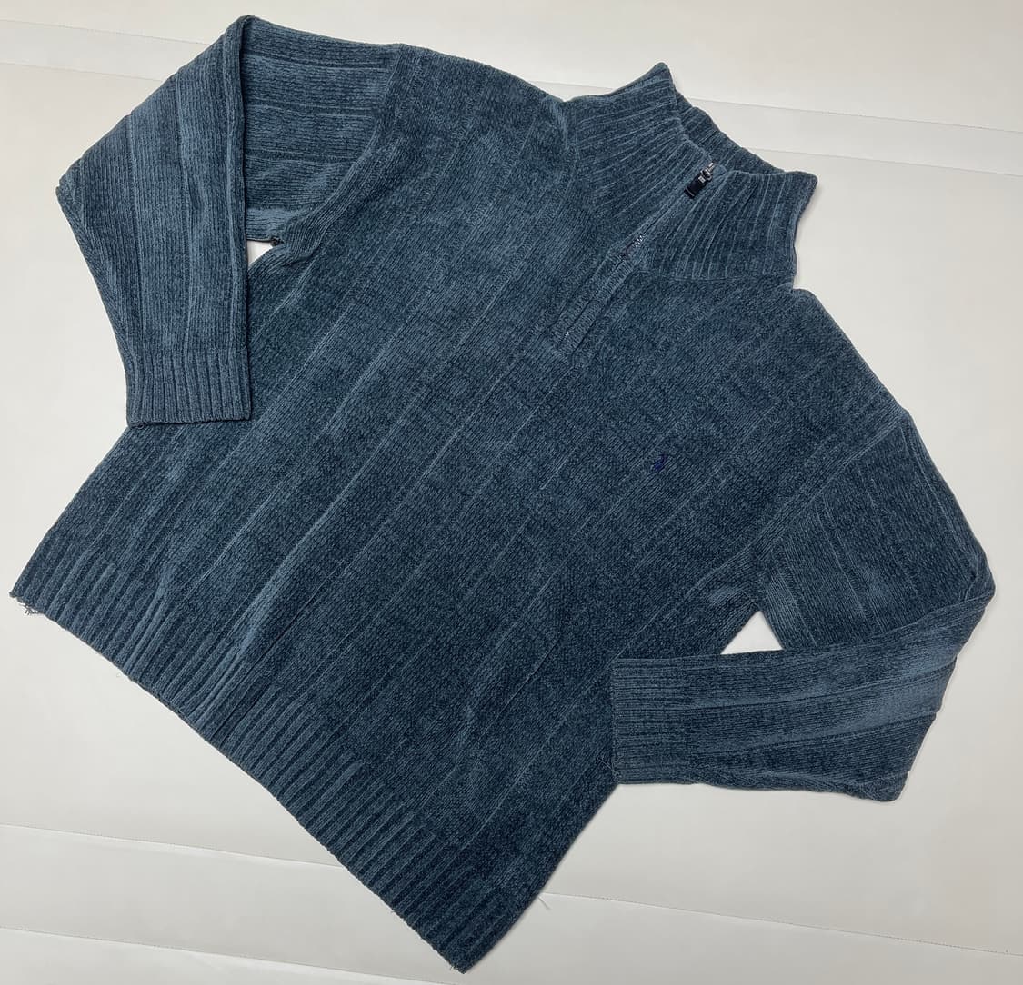 폴로 랄프로렌 90년대 오리지널 USA 쿼터집업 니트 상품이미지1