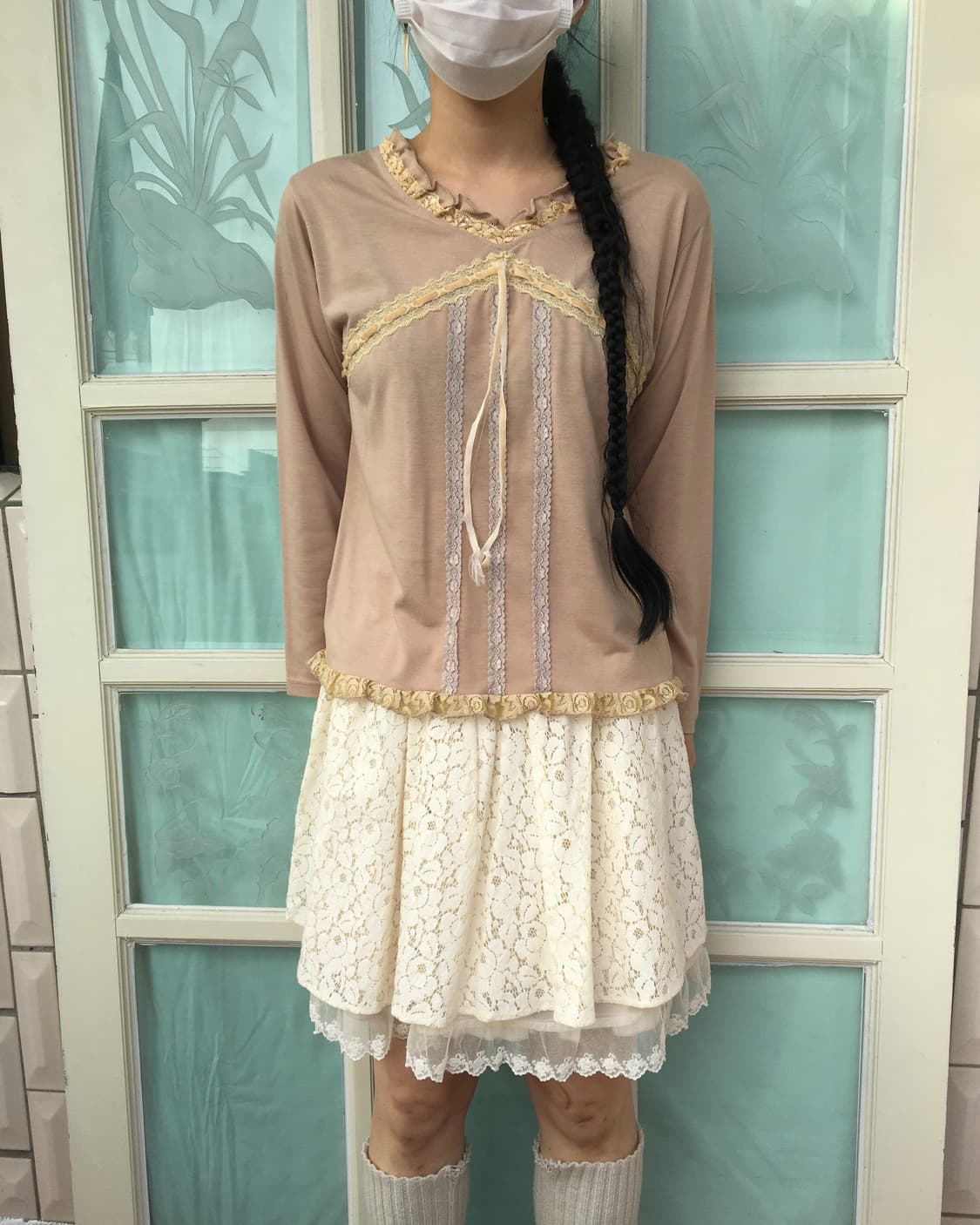 Lace point sleeve 상품이미지1