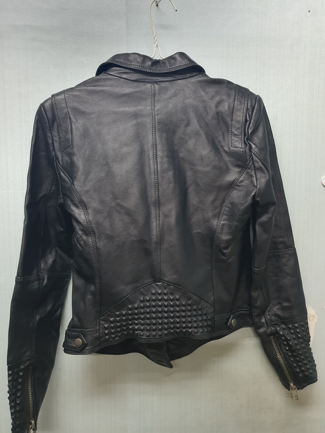 (떨이 판매) 여성 라이더 오토바이 가죽 자켓 상품이미지3