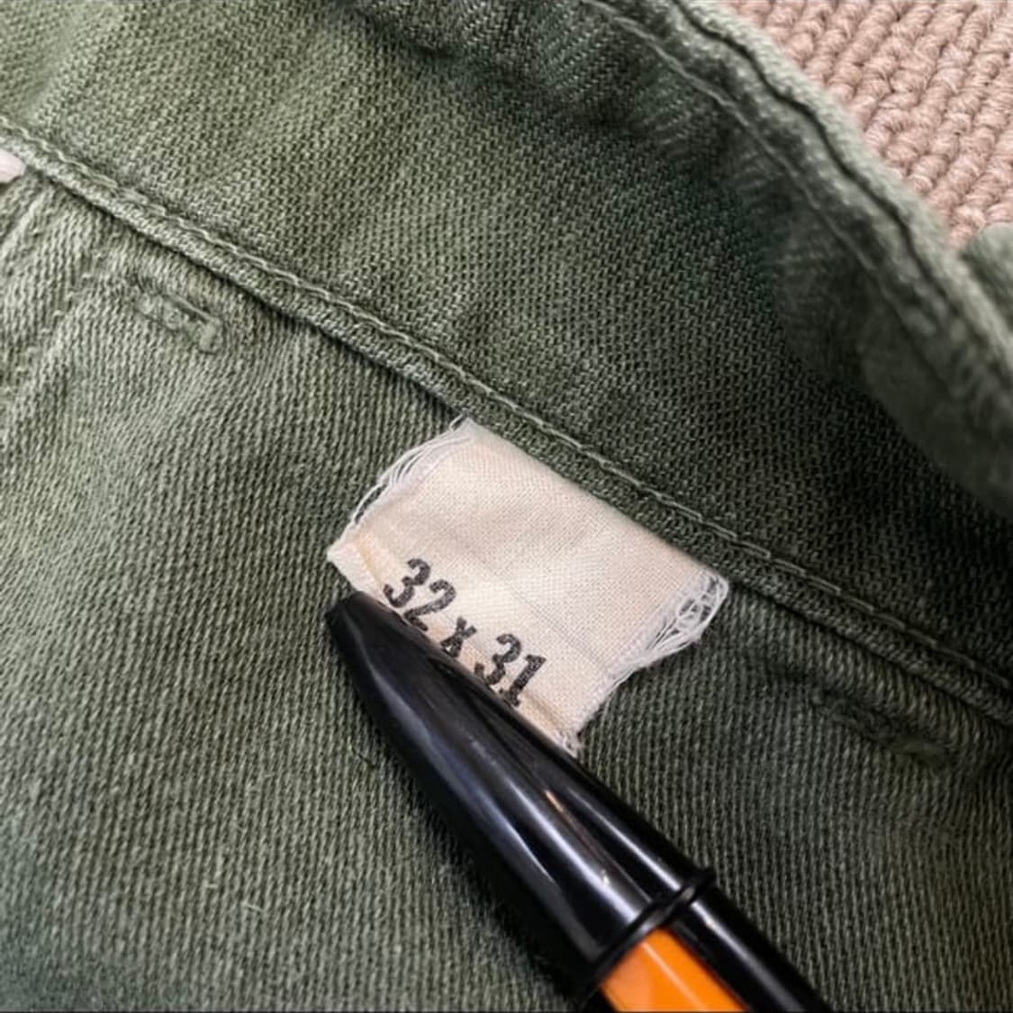 60's us 0g107 미군 오리지널 퍼티그 30 상품이미지4