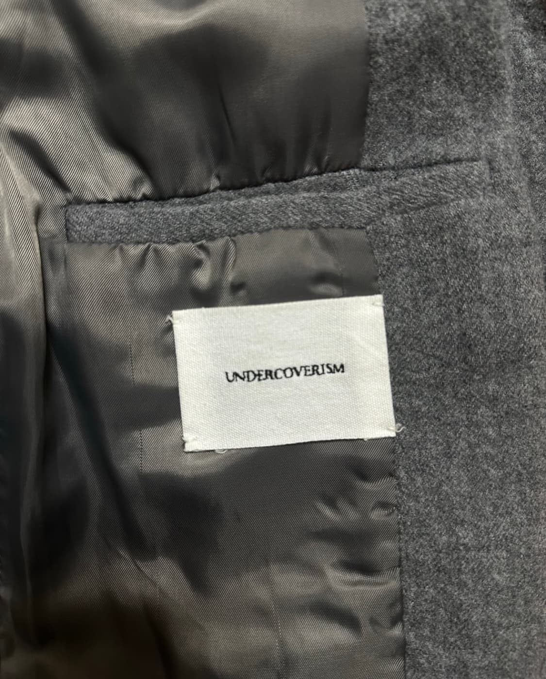 언더커버 축용 울코트 상품이미지5