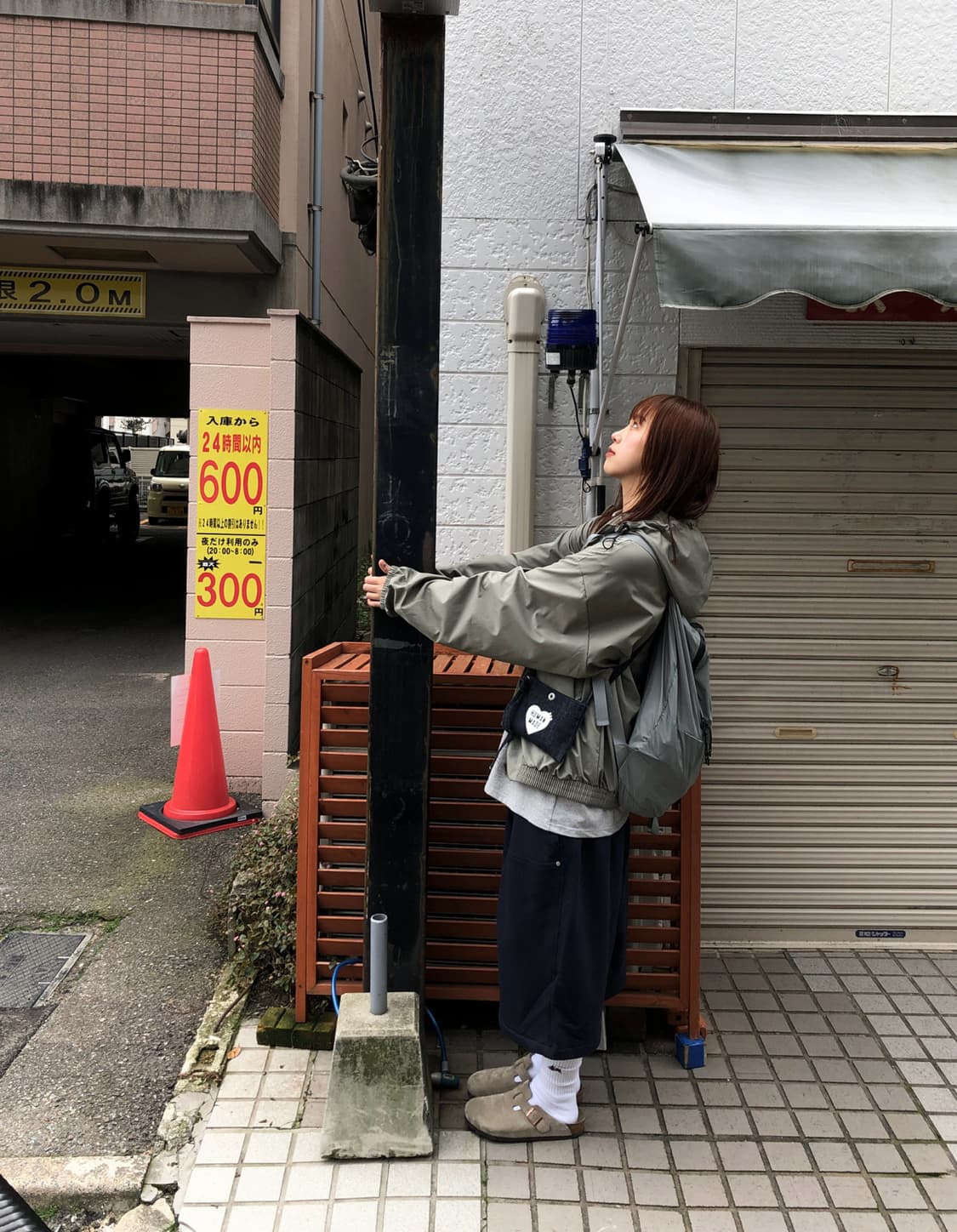 에브리데이 후드 윈드브레이커 바람막이 카키  상품이미지2