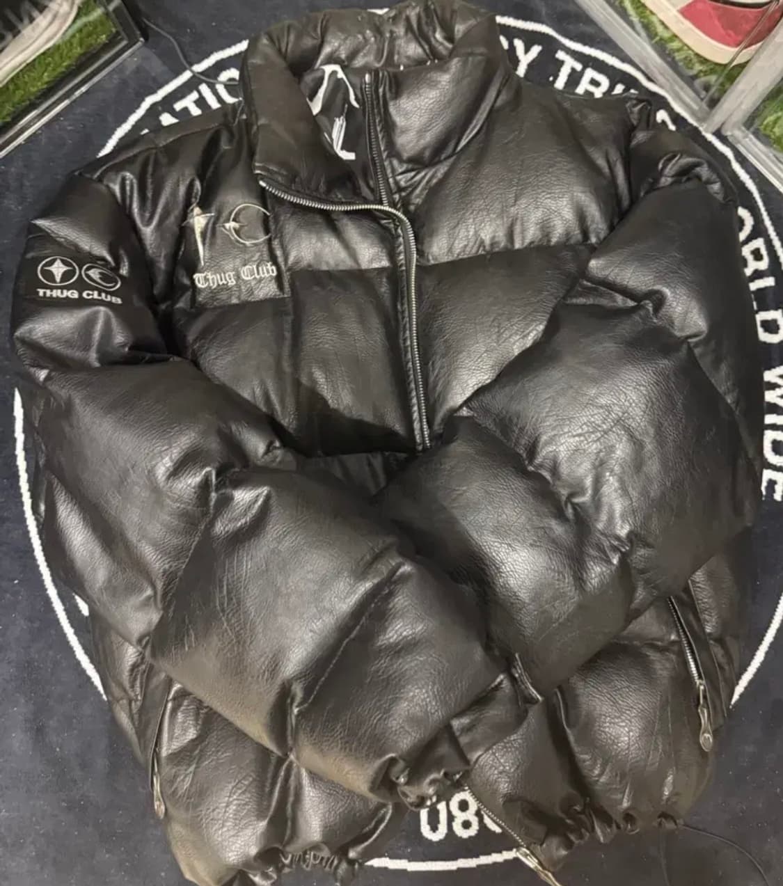 떠그클럽 레더패딩3 상품이미지1