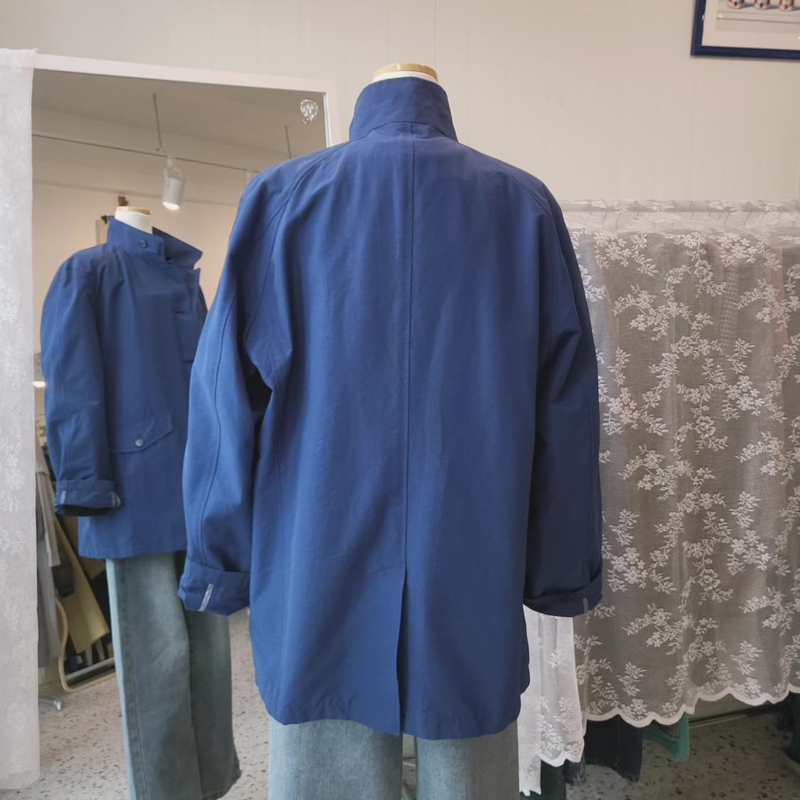 에디바우어 블루 야상자켓 상품이미지10