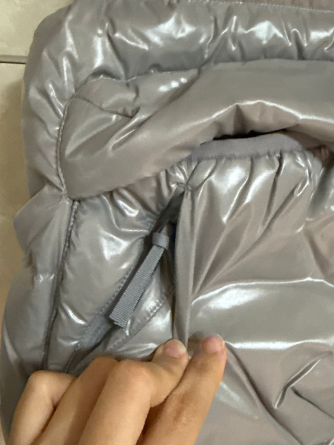 새상품) 코오롱 글로시 조끼 패딩 상품이미지6