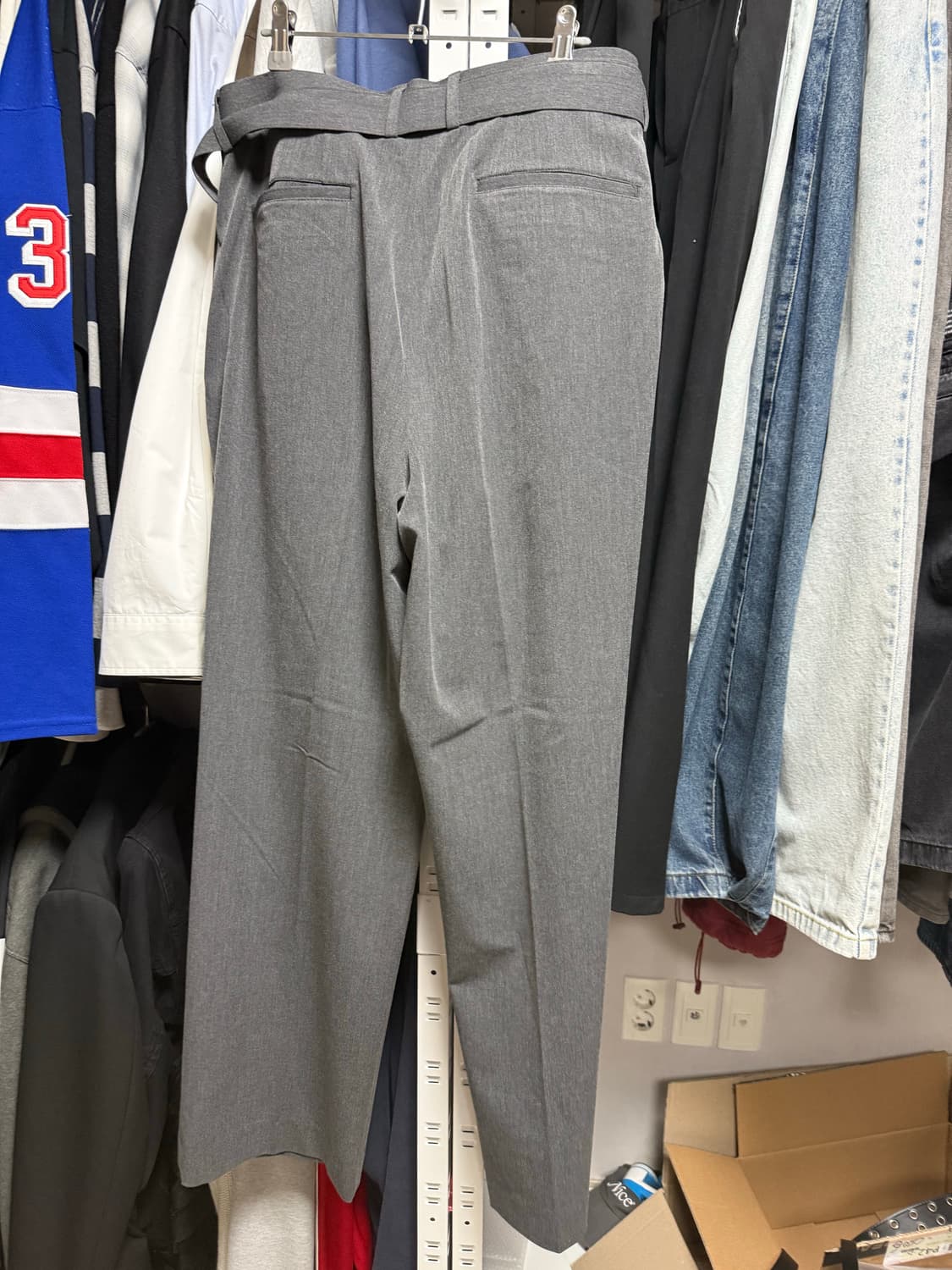 무탠다드 와이드 벨티드 슬랙스 상품이미지3