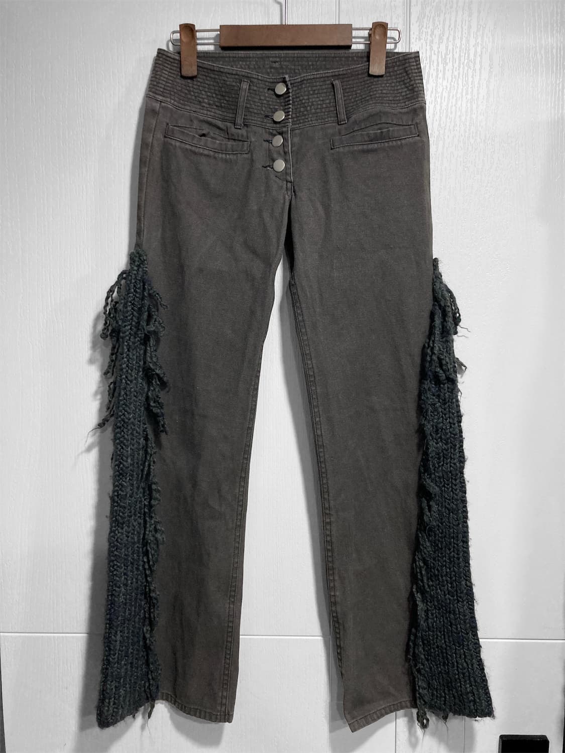 니트 패널 부츠컷 팬츠 상품이미지1