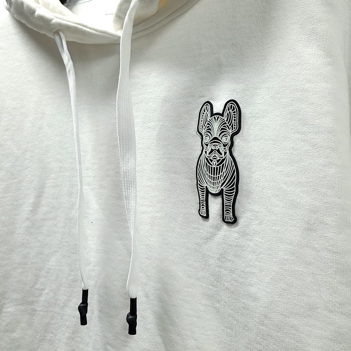 [L] 라이프워크 화이트 라독 빅로고 후드 티셔츠 상품이미지5