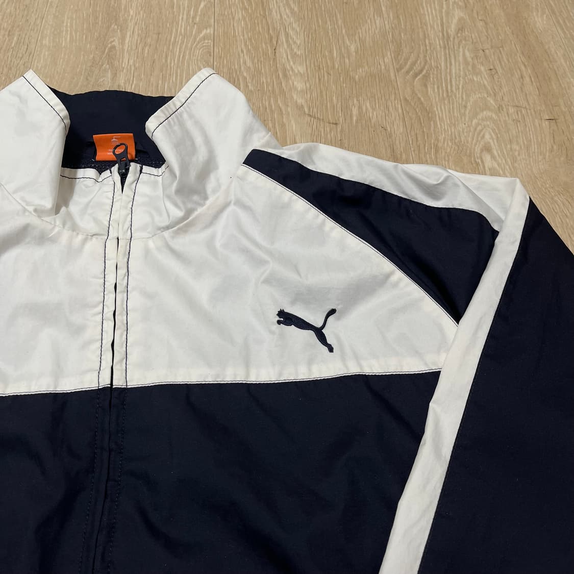 푸마 올드스쿨 배색 트랙탑 바람막이 자켓 XXXL/115 상품이미지3