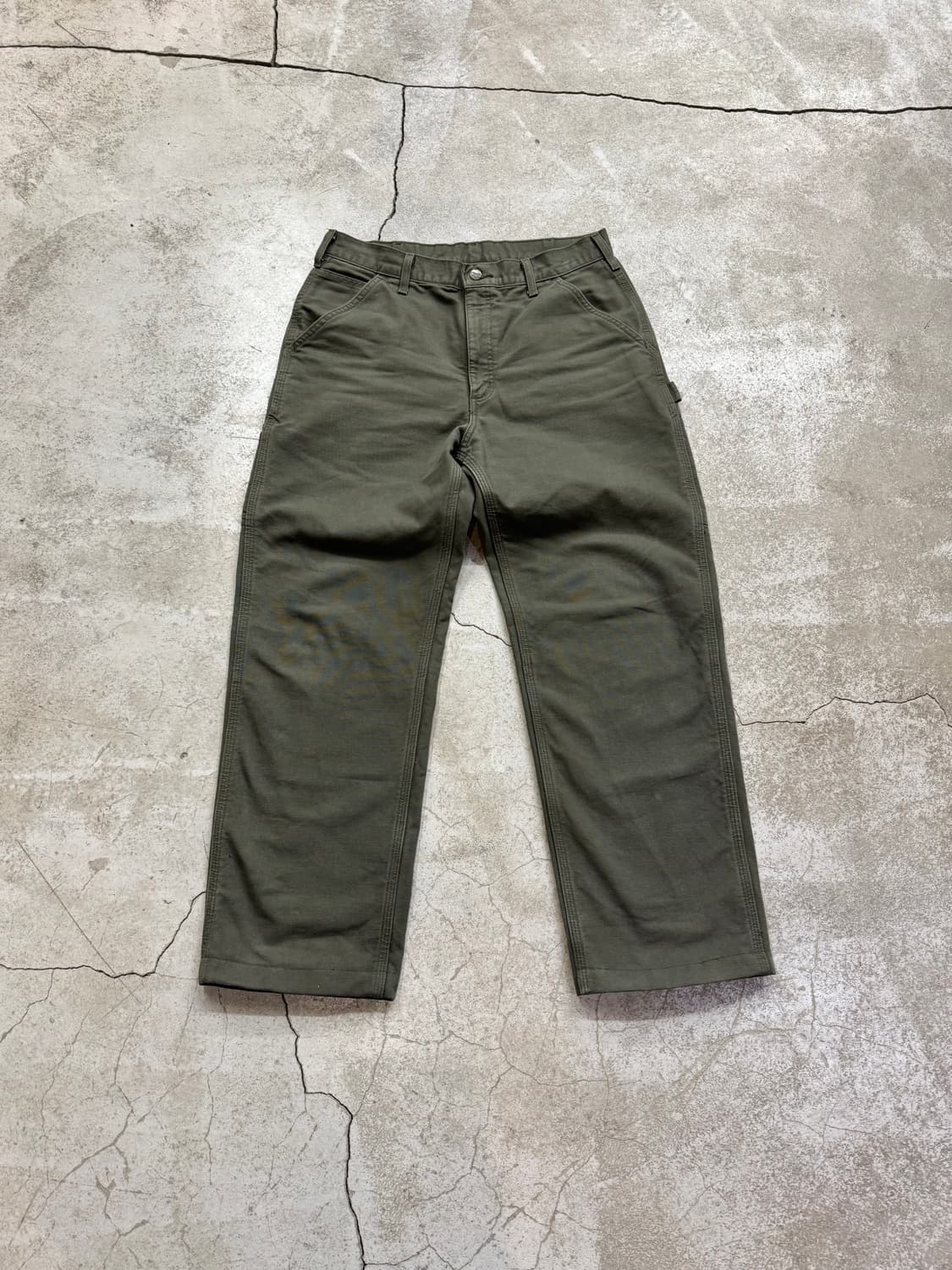 칼하트 B111 플란넬 라이닝 싱글니 워크팬츠(기장수선) 상품이미지2