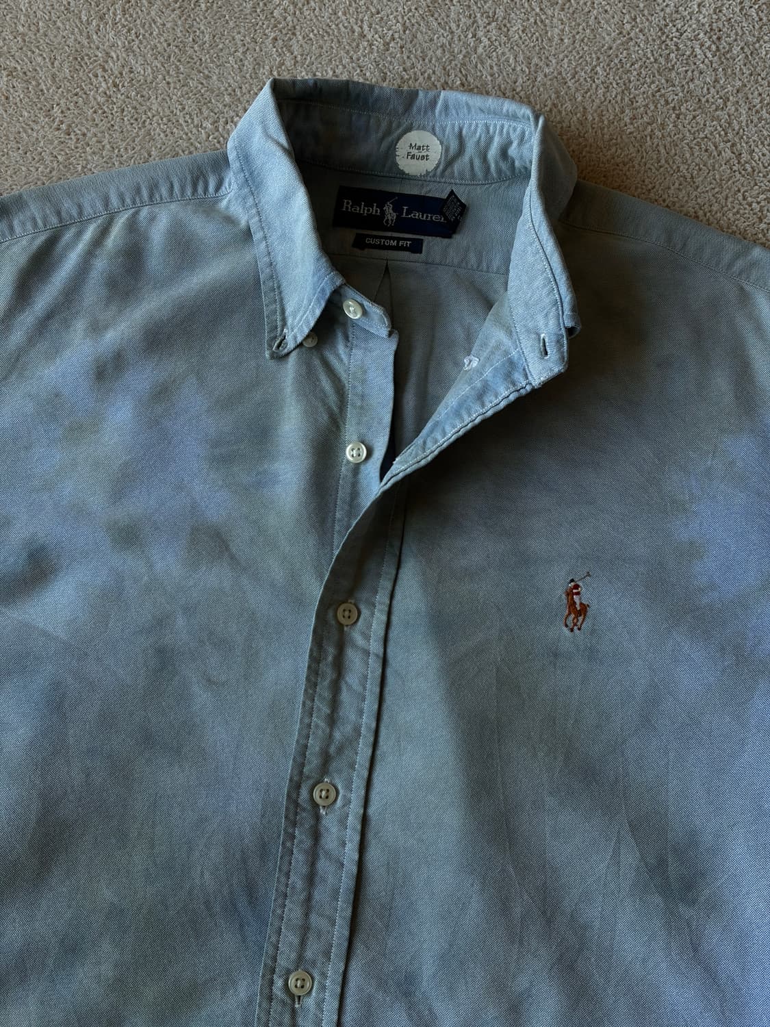 폴로 MATT FAUST 커스텀 타이다이 버튼다운 셔츠 상품이미지1