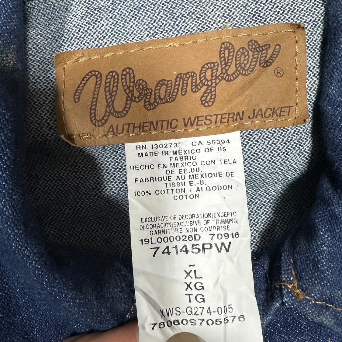 ✨ (바배) 랭글러 데님 자켓  상품이미지3