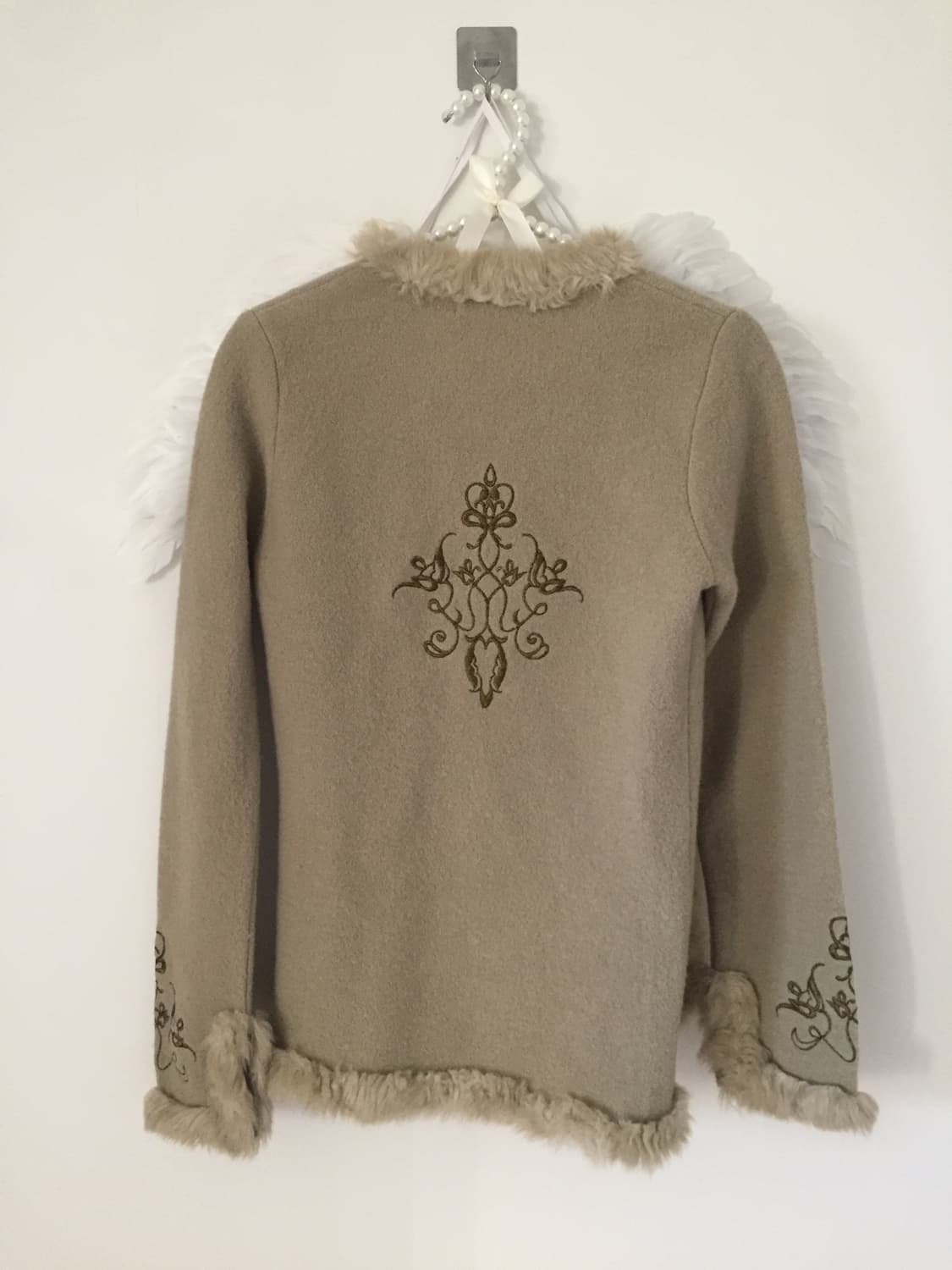 Vintage brown cardign 상품이미지3