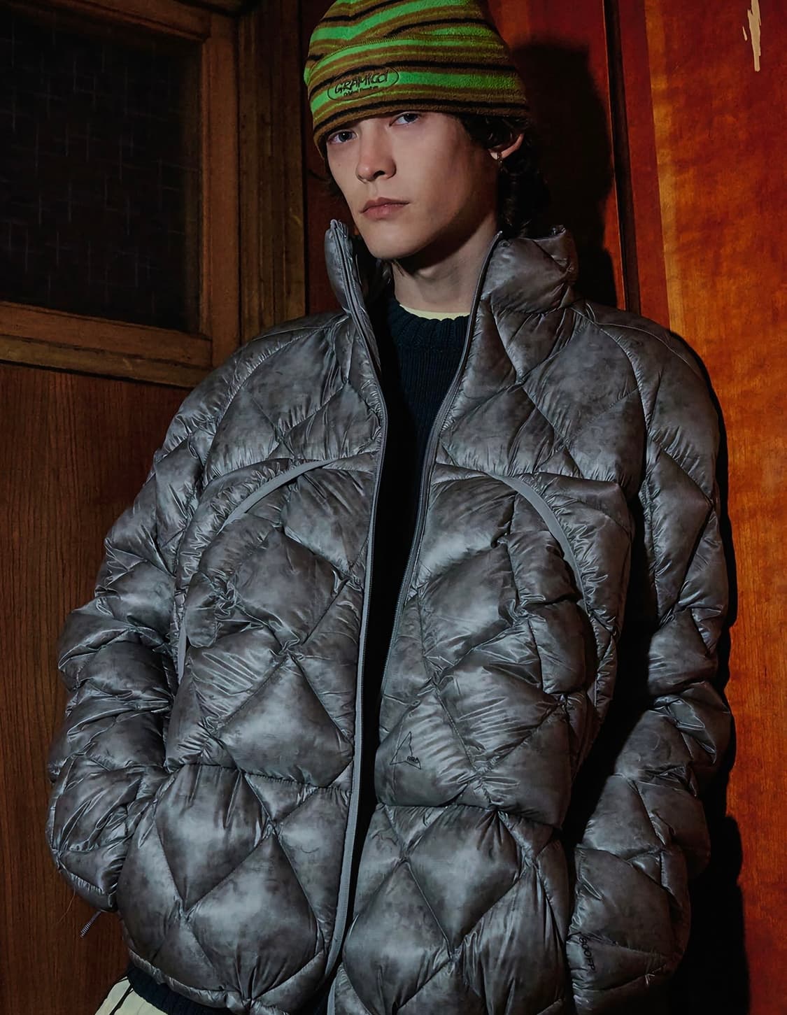 로아 누나 패딩 실버 L 새상품 상품이미지7